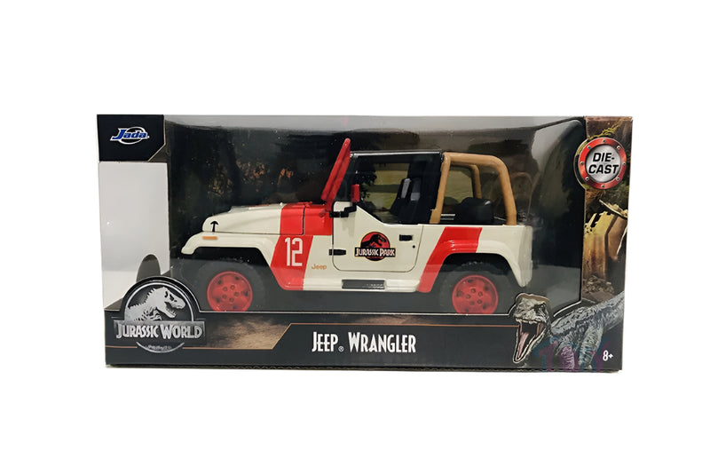 Chargez l&#39;image dans la visionneuse de la galerie, Hollywood Rides: Jurassic World - Jeep® Wrangler 1992 1/24 Scale Diecast Jada Toys Figure
