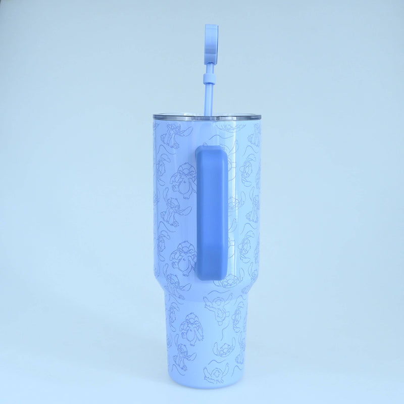 Chargez l'image dans la visionneuse de la galerie, Disney Lilo &amp; Stitch Blogger 40oz SS Tumbler w/ Straw Cover Cap
