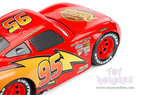 Cargue la imagen en el visor de la galería, Jada Toys - Hollywood Rides: Lightning McQueen #95 Red 1:24 Diecast Model Scale Car
