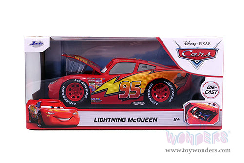 Cargue la imagen en el visor de la galería, Jada Toys - Hollywood Rides: Lightning McQueen #95 Red 1:24 Diecast Model Scale Car
