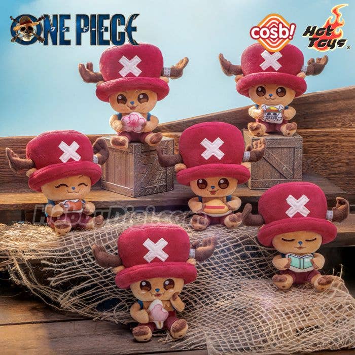 Load image into Gallery viewer, Hot Toys Cosbi One Piece Chopper 1Pc Plush Keychain
