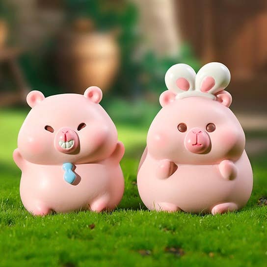 Cargue la imagen en el visor de la galería, BCmini - Pink Capybara 1Pc Blind Box
