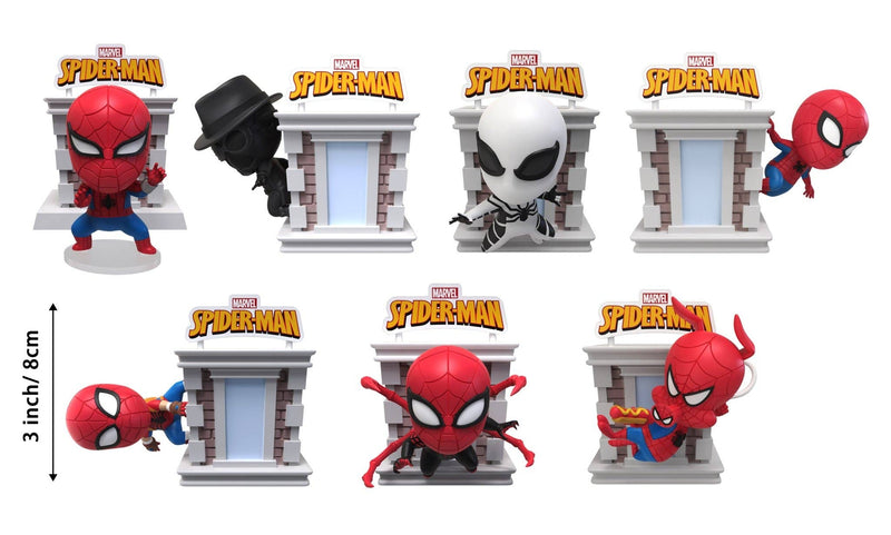 Load image into Gallery viewer, Toys Matter Inc. Marvel Spider-Man Tower Series Hero Box - Single Random Blind Box
