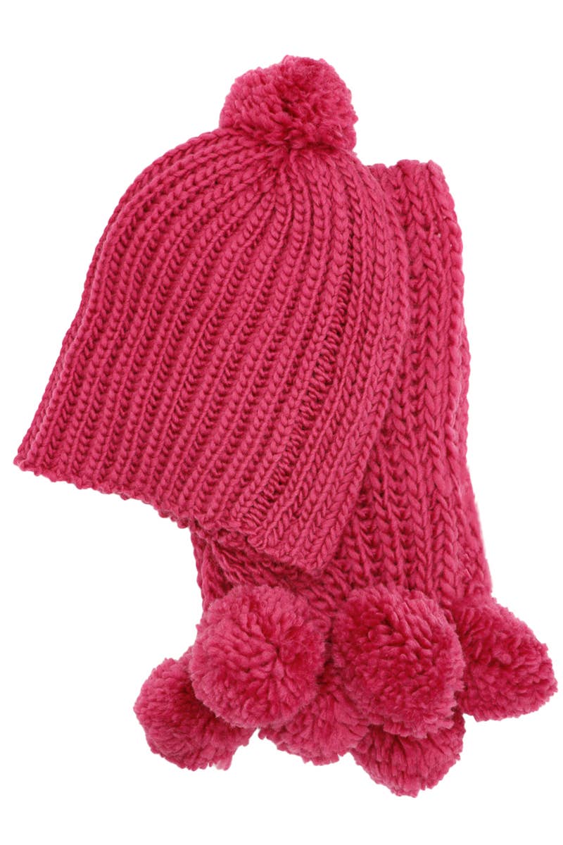 Load image into Gallery viewer, Crochet Chunky Knitted Beanie and Wrap Scarf
