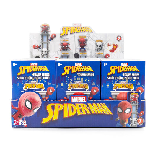 Toys Matter Inc. Marvel Spider-Man Tower Series Hero Box - Single Random Blind Box