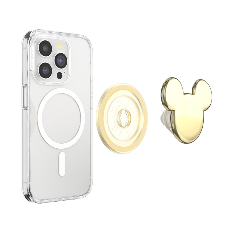 Chargez l&#39;image dans la visionneuse de la galerie, Popsockets Disney - Gold Mickey Phone Grip Magsafe
