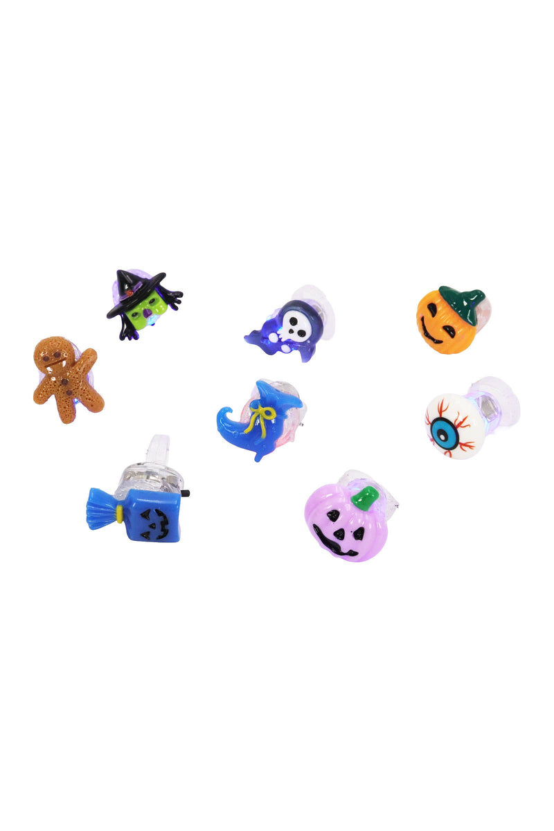Cargue la imagen en el visor de la galería, Halloween Resin Charm Led 1pc Light-up Ring
