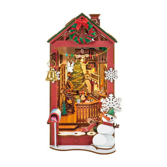 Robotime Rolife Christmas Indoor Scene DIY Book Nook