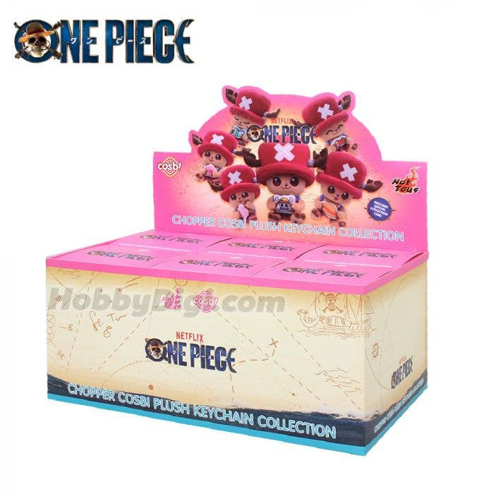 Load image into Gallery viewer, Hot Toys Cosbi One Piece Chopper 1Pc Plush Keychain
