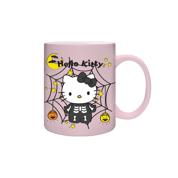 Hello Kitty Skeleton Web Wax Resist 20oz Ceramic Mug