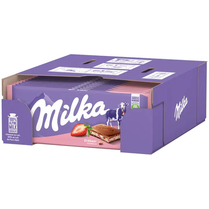 Cargue la imagen en el visor de la galería, Milka Chocolate 100g (European) 1pc Chocolate Bar
