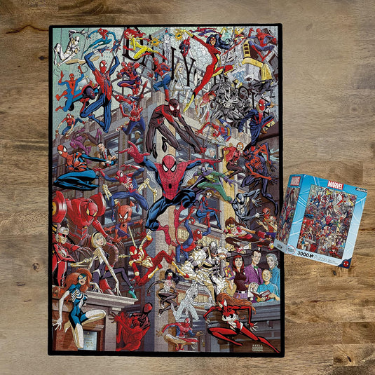 Marvel Comics: Spider Man Heroes -  3000 Piece Jigsaw Puzzle