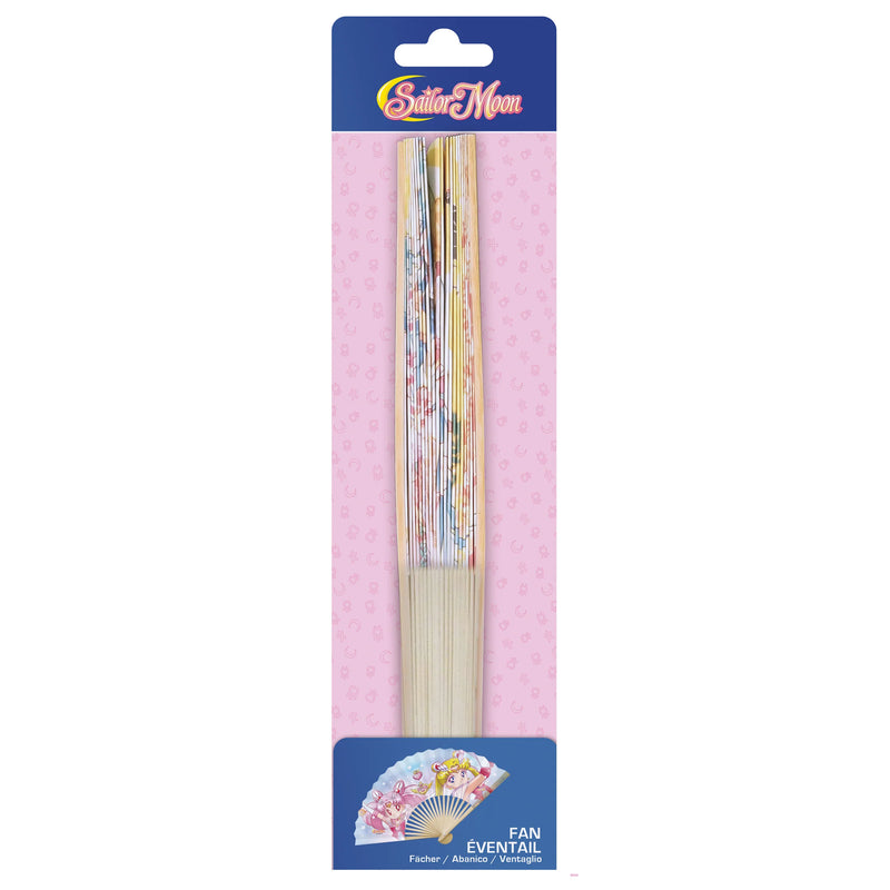 Chargez l&#39;image dans la visionneuse de la galerie, Abysse America Sailor Moon - Sailor Moon &amp; Cats Folding Fan 17.7&quot; Across Fan
