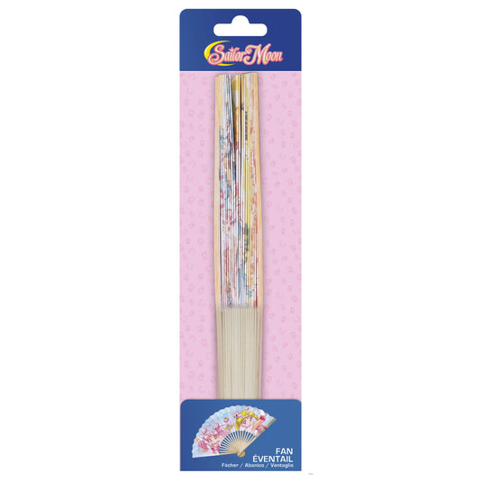 Abysse America Sailor Moon - Sailor Moon & Cats Folding Fan 17.7" Across Fan