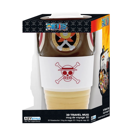 One Piece - Thousand Sunny Ceramic 14 Fl Oz Travel Mug