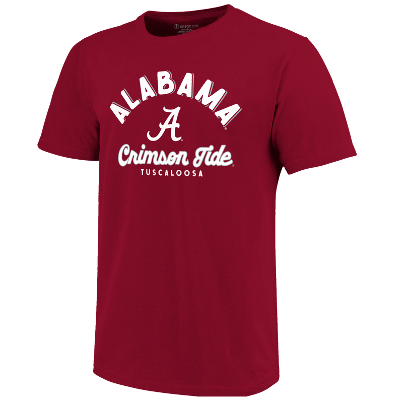 Cargue la imagen en el visor de la galería, Image One - Alabama Crimson Tide - Classic Arch &amp; Script T-Shirt
