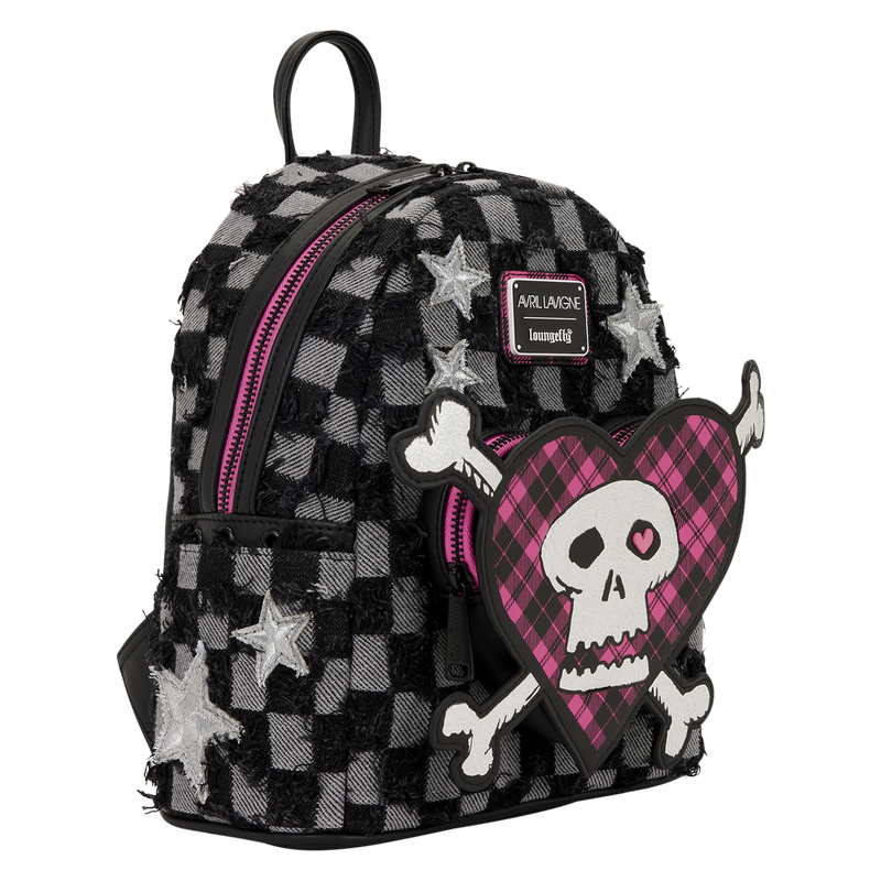 Cargue la imagen en el visor de la galería, Loungefly Avril Ramona Lavigne - Avril Lavigne Logo Mini Backpack
