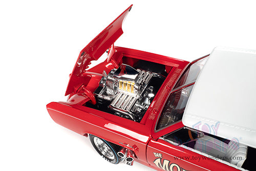Auto World Silver Screen Machines - Monkeemobile with Four Monkees 1966 1/18 Scale Diecast Model Car