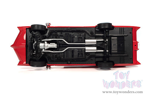 Auto World Silver Screen Machines - Monkeemobile with Four Monkees 1966 1/18 Scale Diecast Model Car