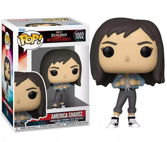 Funko POP! Marvel : Doctor Strange - Multivers de la folie - America Chavez