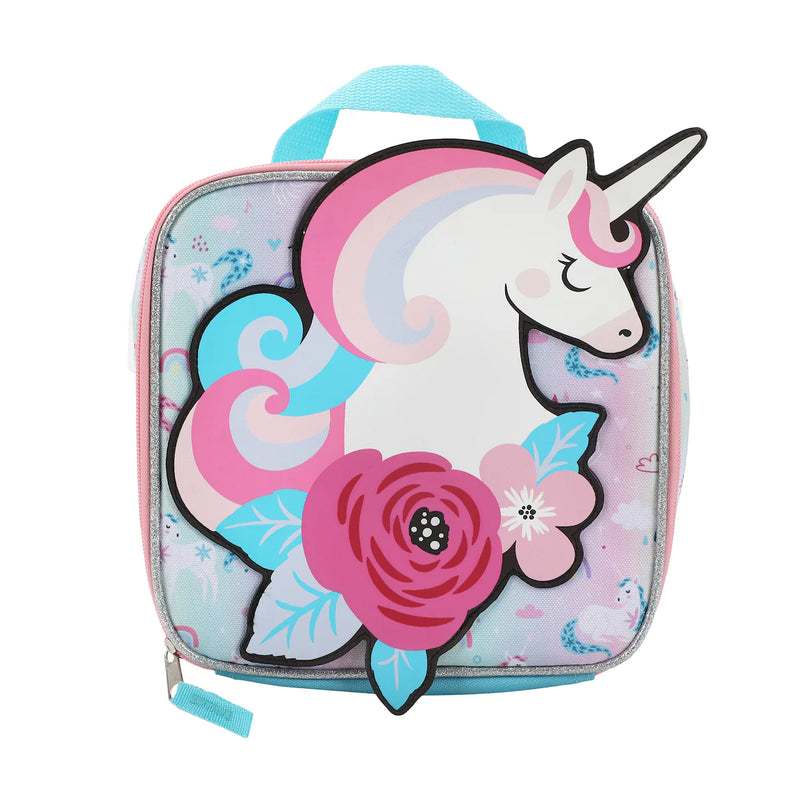 Load image into Gallery viewer, Unicorn - 3-Pieces Backpack &amp; Lunchbox Set With Water Bottle

