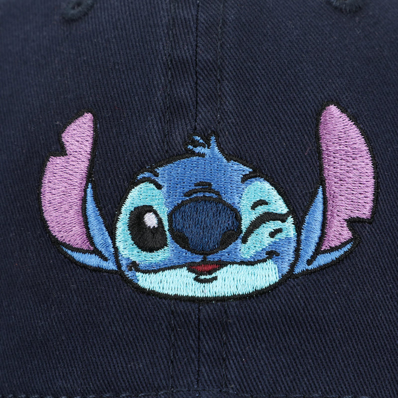 Load image into Gallery viewer, Disney Lilo &amp; Stitch - Embroidered Stitch Curved Bill Snapback Hat
