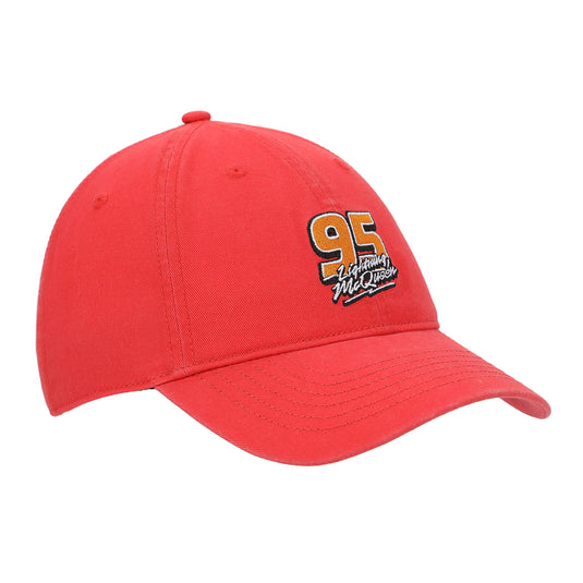 Bioworld Disney Pixar Cars Lightning McQueen 95 Men's Red Baseball Cap