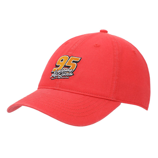 Bioworld Disney Pixar Cars Lightning McQueen 95 Men's Red Baseball Cap