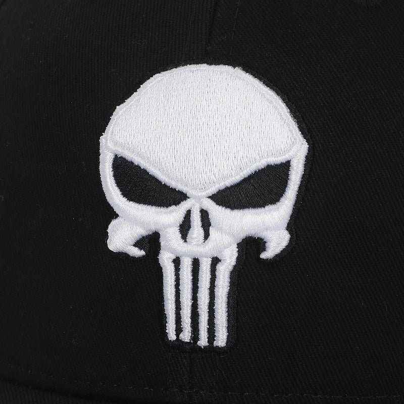 Load image into Gallery viewer, Bioworld Marvel Universe The Punisher - Skull Logo Adjustable Snapback Hat

