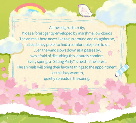 Shopvidi Nommi Sitting Zoo - Series Vinyl Plush Doll Keychain 1 Single Blind Box