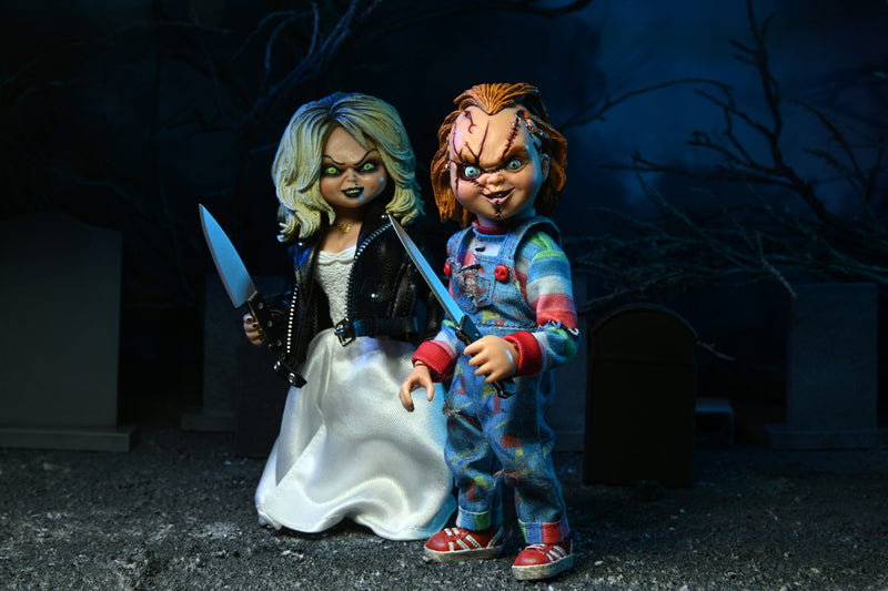 Load image into Gallery viewer, Bride of Chucky – 8″ Scale Clothed Figure – Chucky &amp; Tiffany
