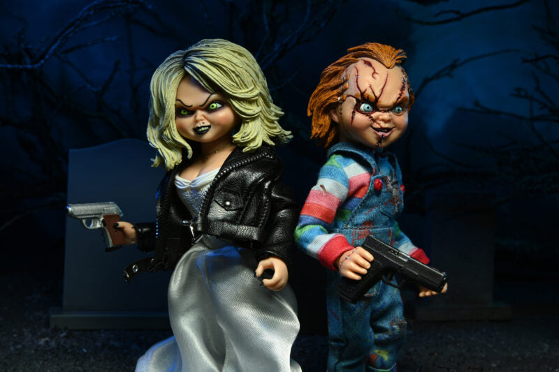 Load image into Gallery viewer, Bride of Chucky – 8″ Scale Clothed Figure – Chucky &amp; Tiffany
