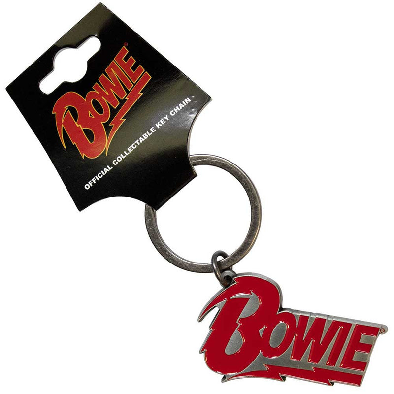 Chargez l'image dans la visionneuse de la galerie, David Bowie Logo Bordered Plectrum Keychain
