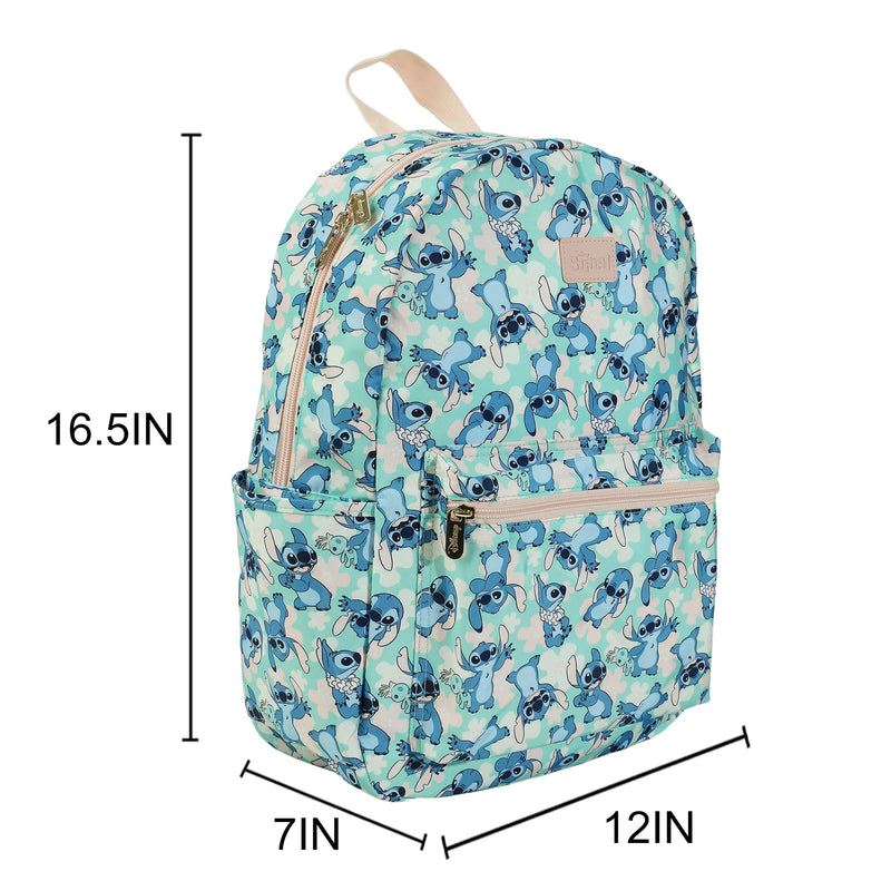 Load image into Gallery viewer, Disney: Lilo &amp; Stitch - Stitch All Over Print Adult Nylon Backpack
