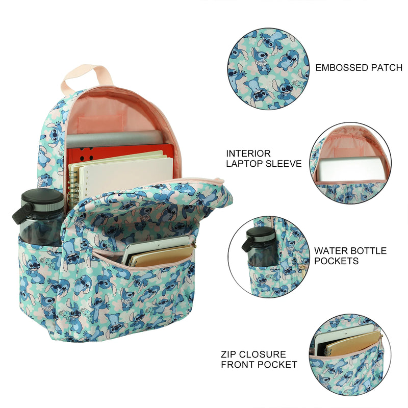 Load image into Gallery viewer, Disney: Lilo &amp; Stitch - Stitch All Over Print Adult Nylon Backpack
