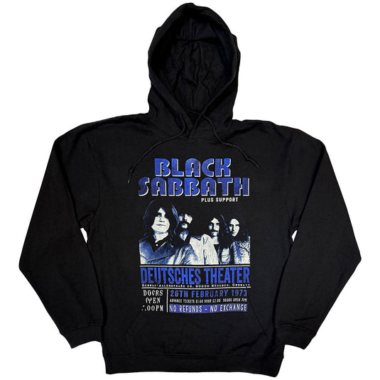 Black Sabbath - Deutsches '73 Black Unisex Pullover Hoodie