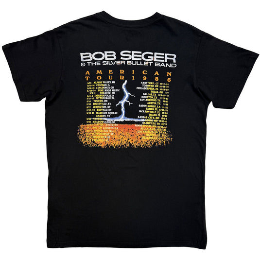 Bob Seger & The Silver Bullet Band - American Storm Black Unisex T-Shirt