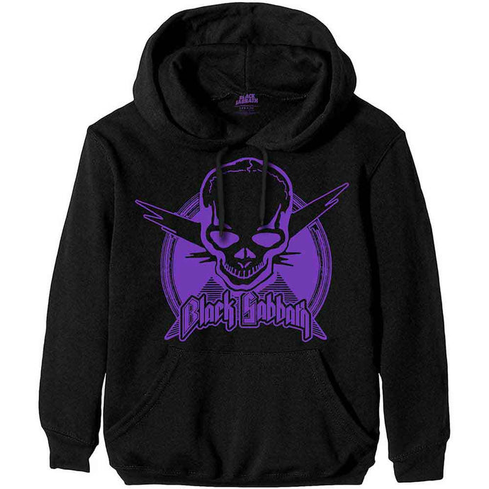 Black Sabbath - Aviation Skull Black Unisex Pullover Hoodie