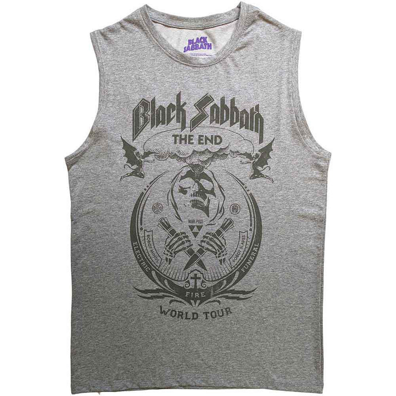 Chargez l'image dans la visionneuse de la galerie, Black Sabbath - The End Mushroom Cloud Unisex Tank Top
