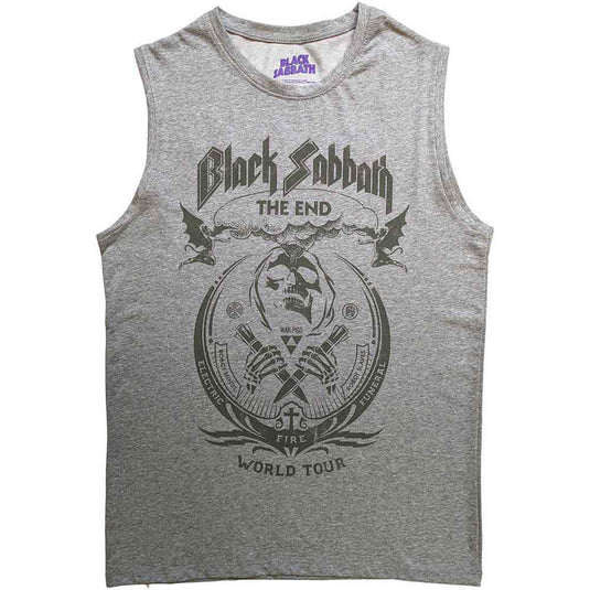 Black Sabbath - The End Mushroom Cloud Unisex Tank Top