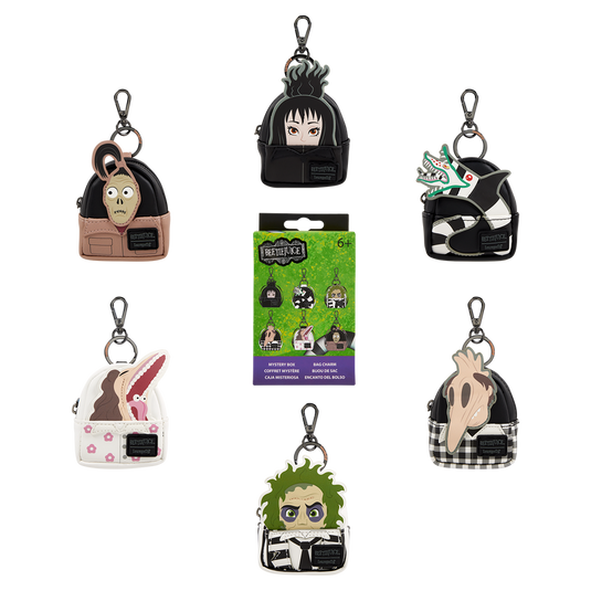 Loungefly Beetlejuice - Characters Mystery Exclusive Cosplay Mini 1pc Backpack Keychain