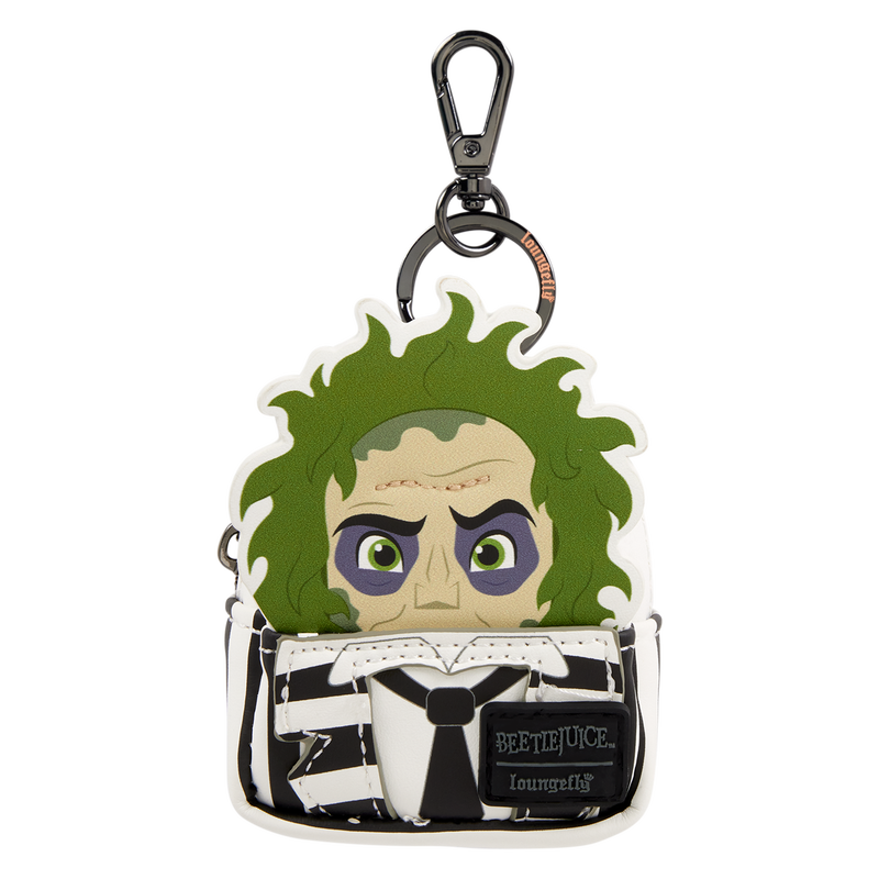 Cargue la imagen en el visor de la galería, Loungefly Beetlejuice - Characters Mystery Exclusive Cosplay Mini 1pc Backpack Keychain
