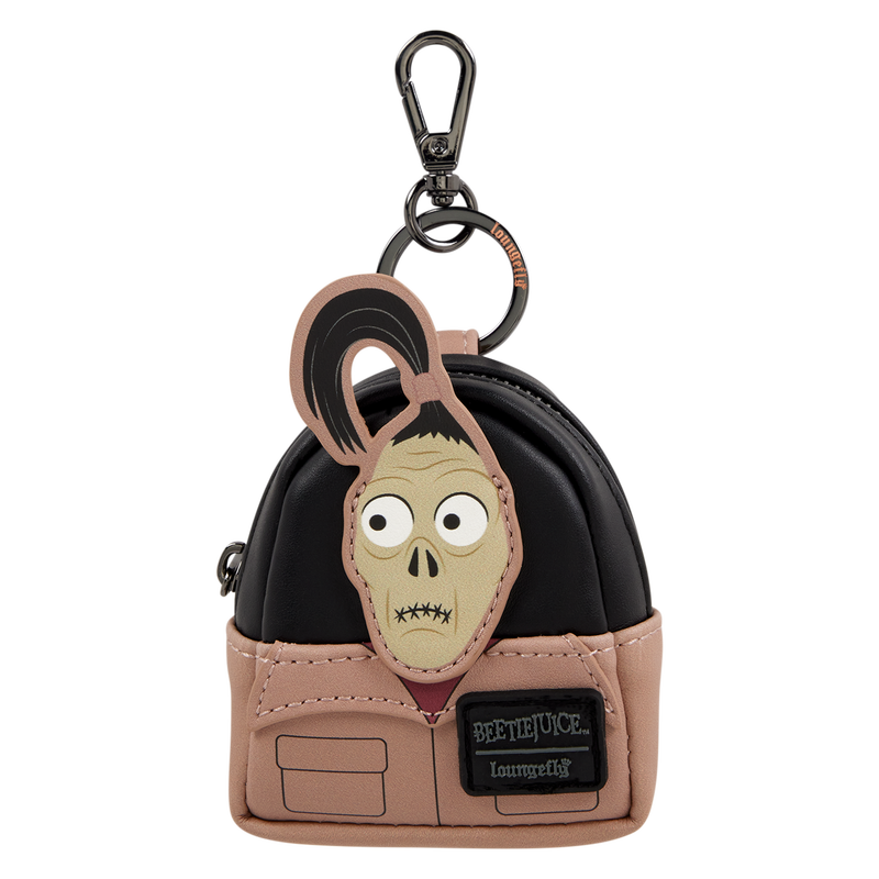 Cargue la imagen en el visor de la galería, Loungefly Beetlejuice - Characters Mystery Exclusive Cosplay Mini 1pc Backpack Keychain
