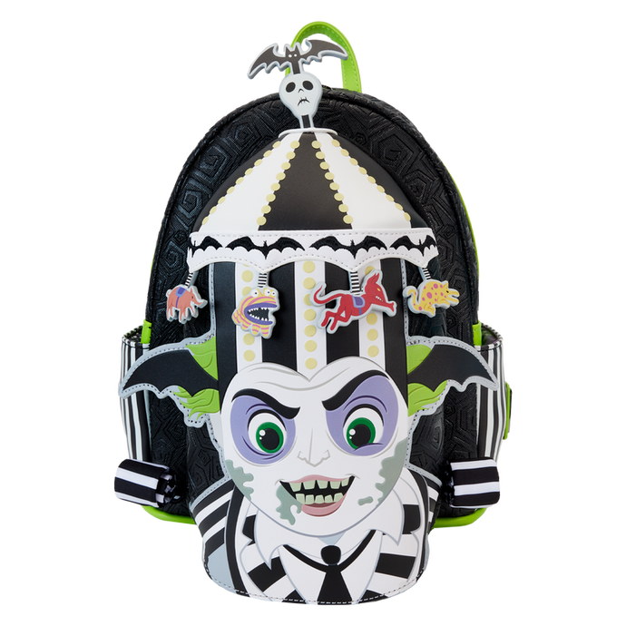 Loungefly Beetlejuice - Carousel Hat Light Up Cosplay Mini Backpack