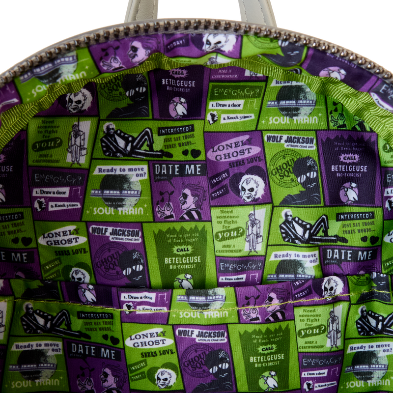 Load image into Gallery viewer, Loungefly Beetlejuice - Beetlejuice Lydia Deetz Cosplay Mini Backpack
