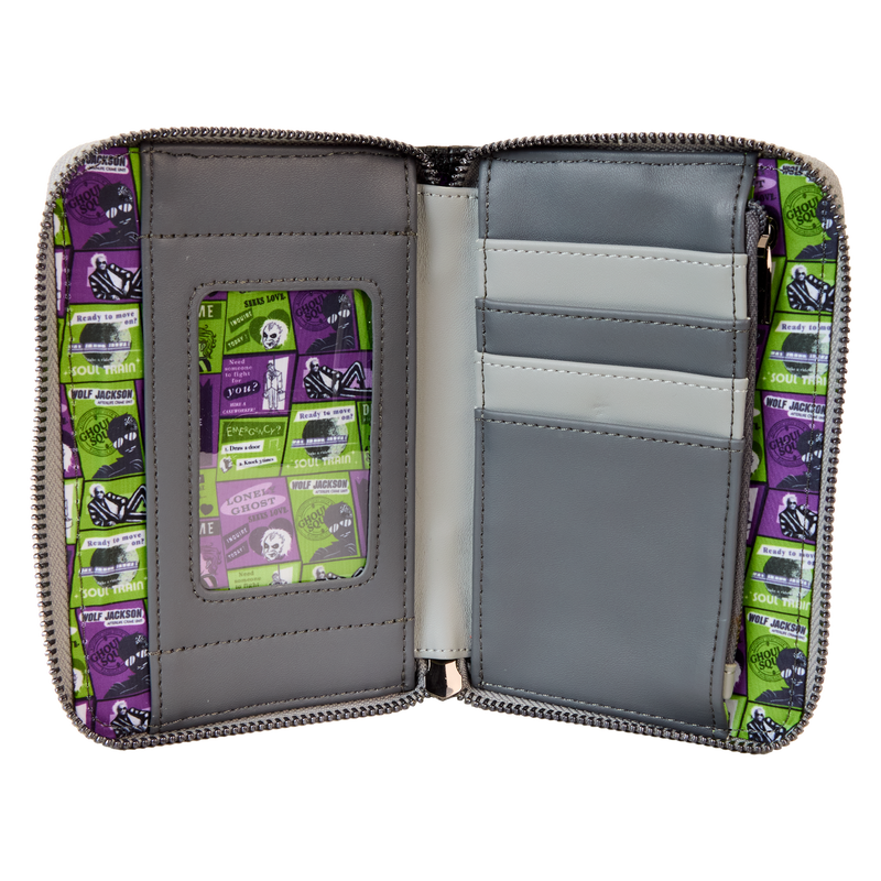 Load image into Gallery viewer, Loungefly Beetlejuice - Beetlejuice Lydia Deetz Zip Around Wallet
