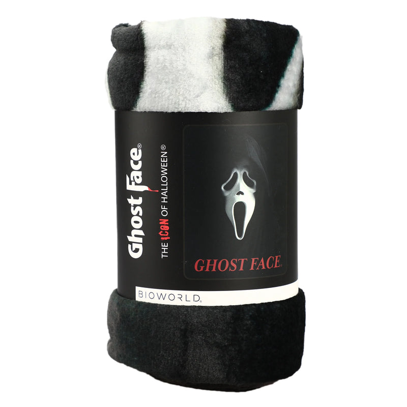 Cargue la imagen en el visor de la galería, Bioworld Ghost Face - 45"x60" Throw Blanket
