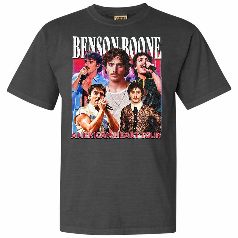 Load image into Gallery viewer, Benson Boone - Beautiful Things Dark Grey Comfort Color T-Shirt
