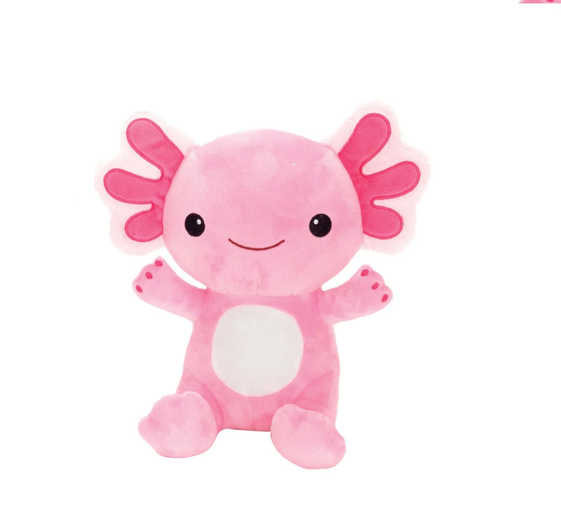 Chargez l&#39;image dans la visionneuse de la galerie, Axolotl - Pink Rose Sitting Plush
