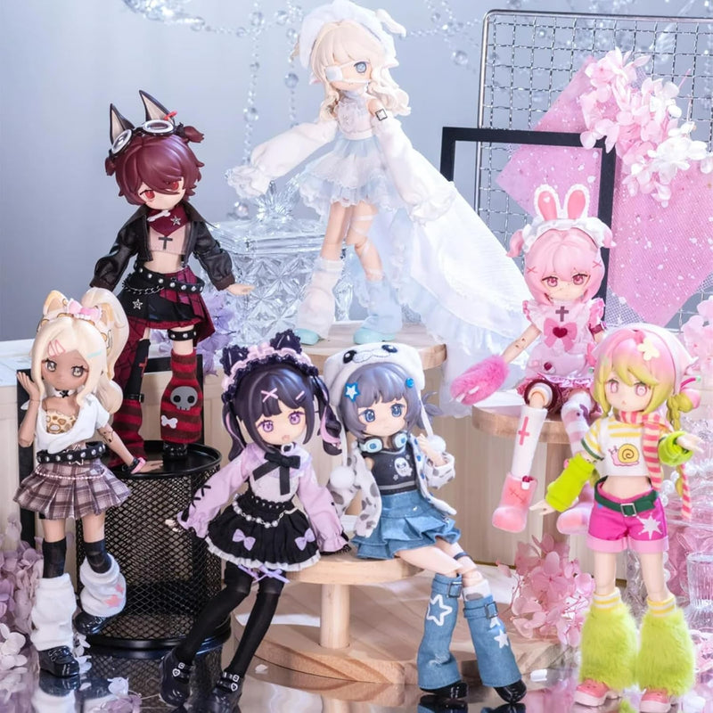 Cargue la imagen en el visor de la galería, Calembou - Electronic Cute Pet Series 20cm Ball Jointed Doll Vinyl Plush 1 Single Blind Box
